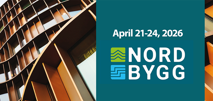 Träffa oss i monter C10:21 på Nordbygg 2026